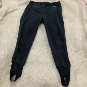 Bare polartec winter leggings gray fleece snow leggings winter pants